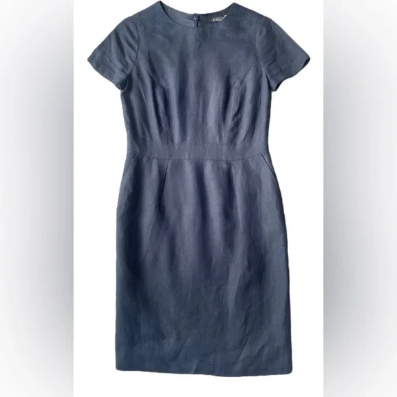 Brooks Brothers Dresses Brooks Brothers Navy Linen Dress